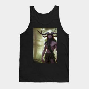 Cernunnos, the horned god Tank Top